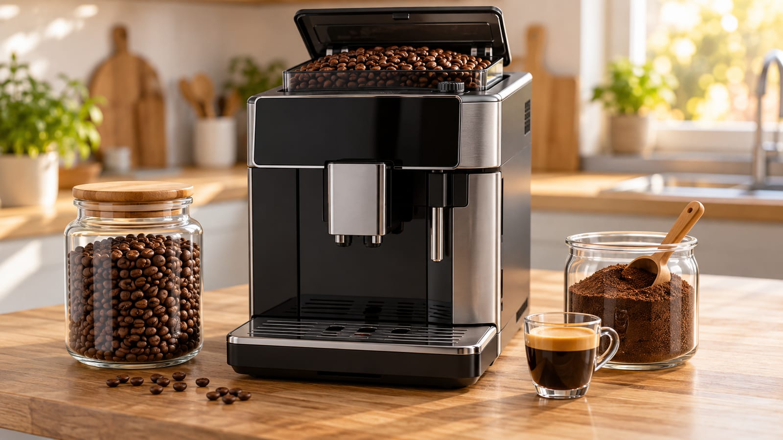 Bonen of gemalen koffie voor je volautomaat gebruiken?