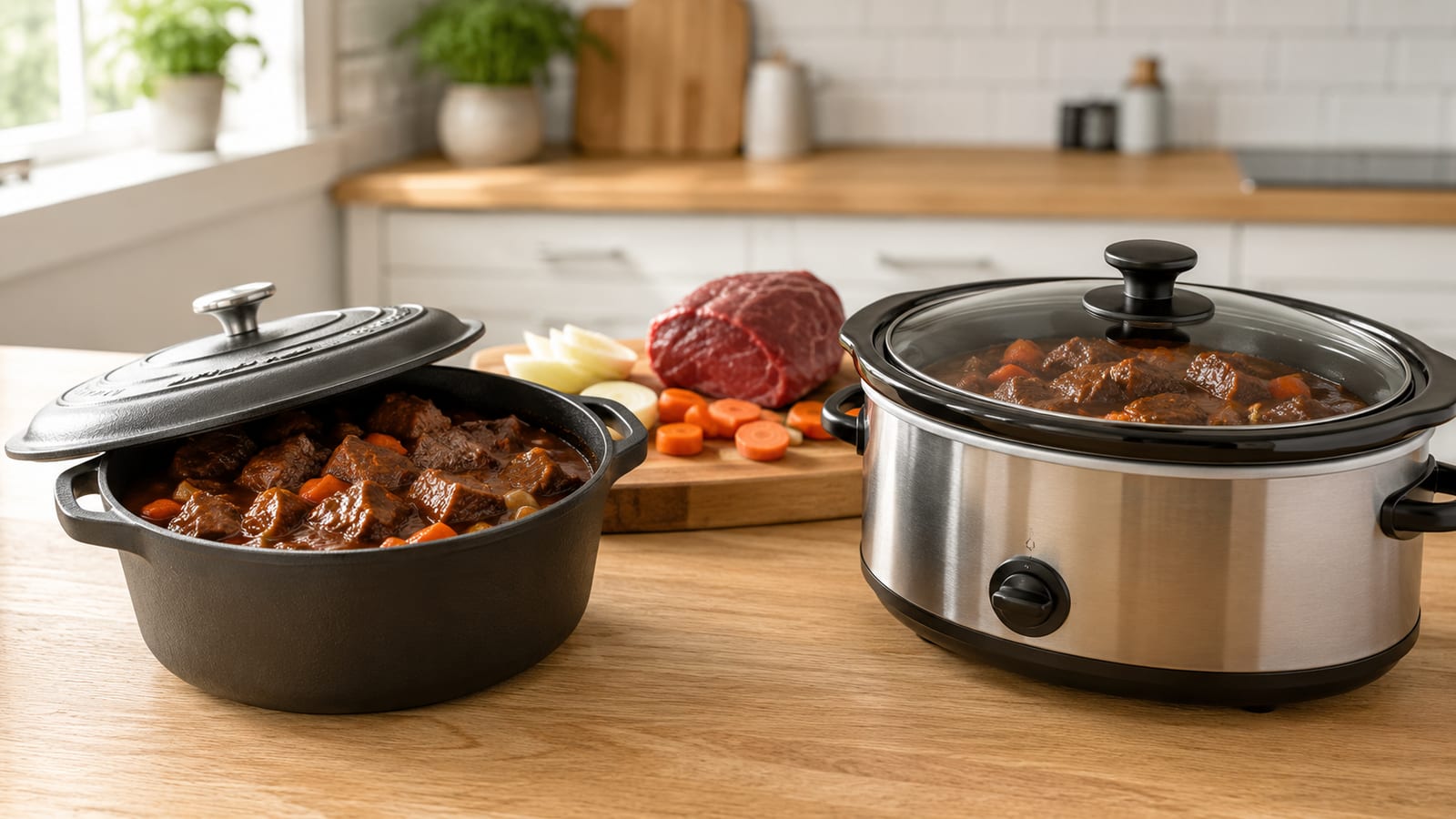 Braadpan of slowcooker voor stoofvlees? Zo kies je