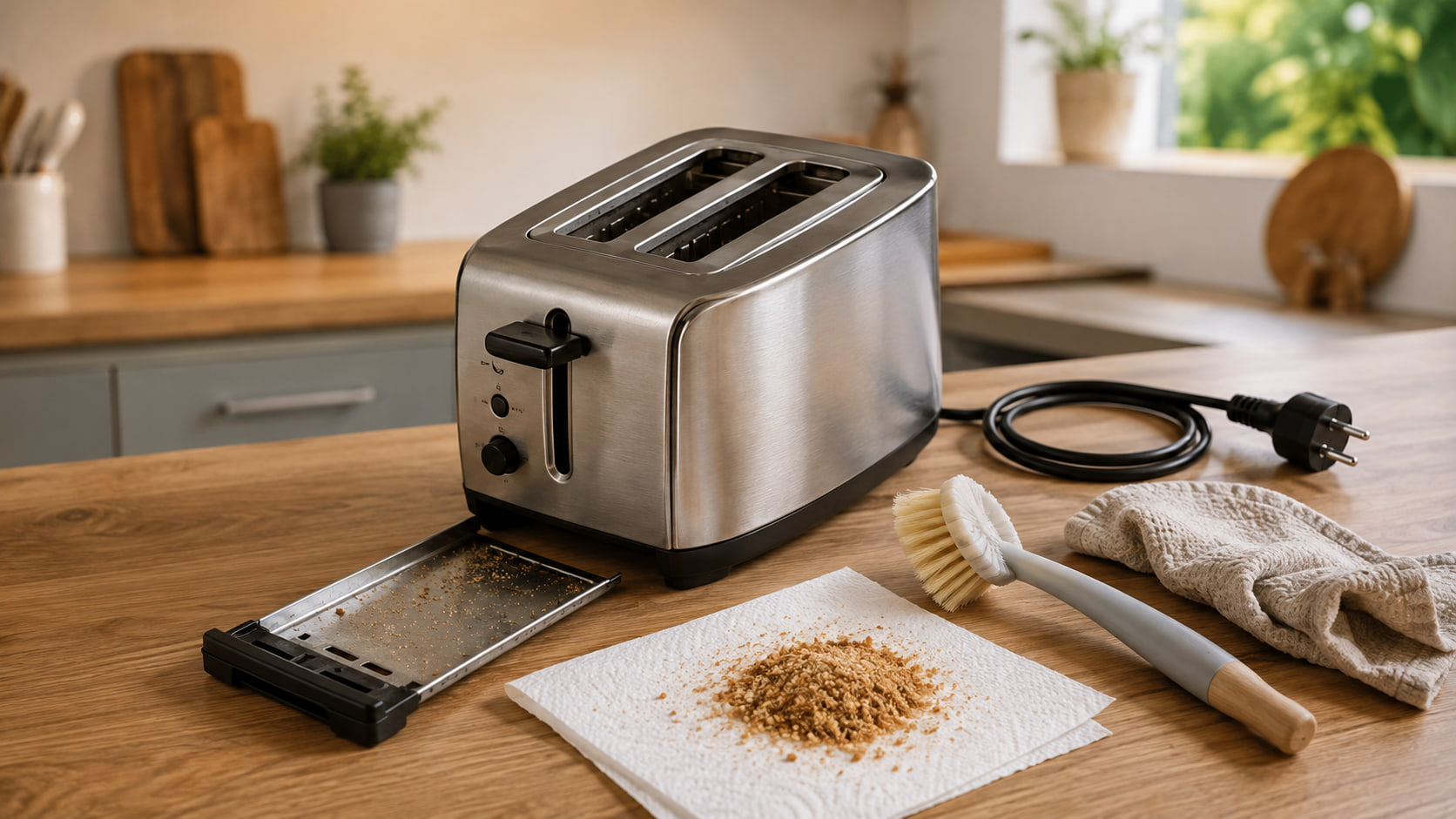 Broodrooster schoonmaken: zo doe je het veilig