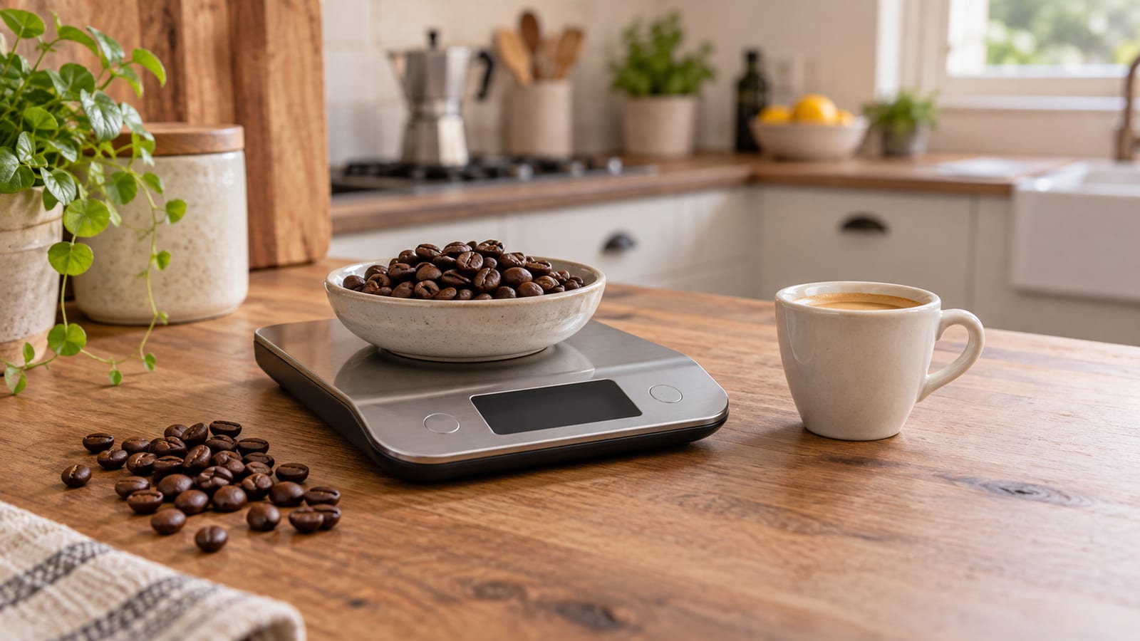 Hoeveel gram koffiebonen heb je per kopje nodig?