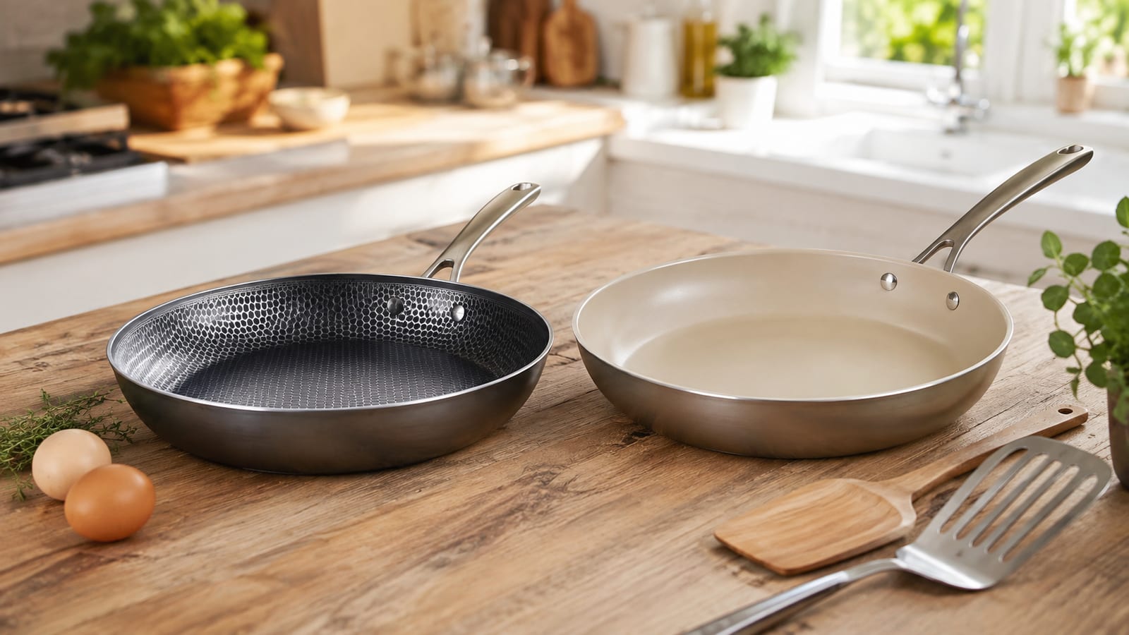 Hybride pan of keramische pan: wat kies je?