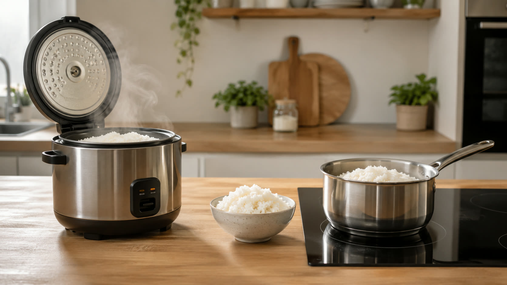 Is een rijstkoker zinvol als je al een pan hebt?