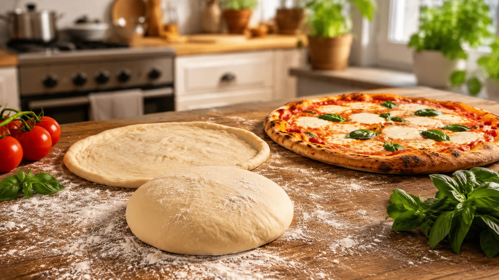 Zelf pizzadeeg maken met de keukenmachine