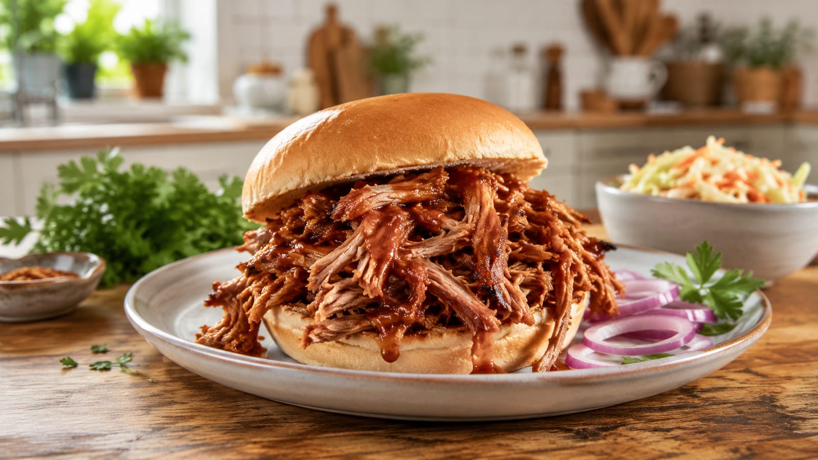 Pulled pork uit de slowcooker