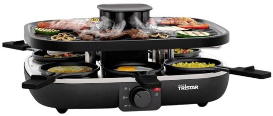 Tristar RA-2760 Raclette Clean Air (6 personen, met luchtfilter)