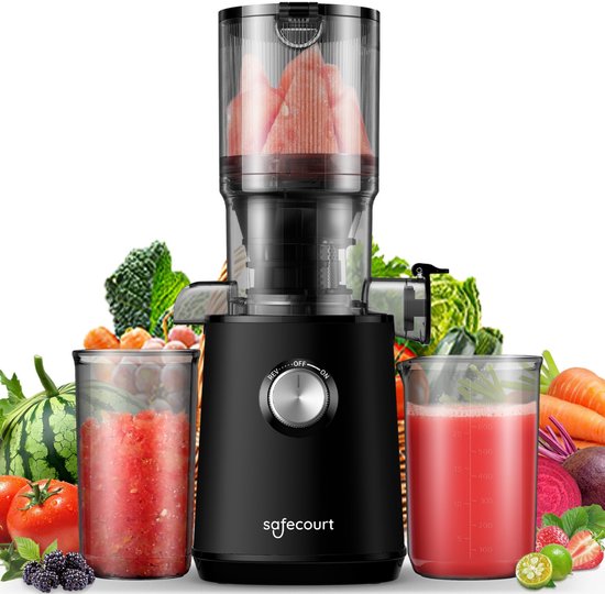 Safecourt Kitchen Slowjuicer XXL met 135 mm vulopening